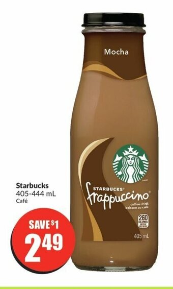 FreshCo Starbucks 405-444 mL offer
