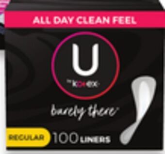Walmart U by kotex liners offer