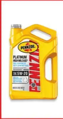 Walmart Pennzoil platinum synthetic offer