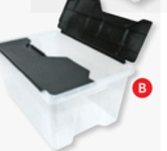 Lowe's Gsc flip-top storage tote offer