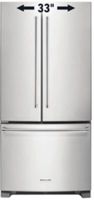 Lowe's Kitchenaid 22.1 cu.ft refrigerator offer