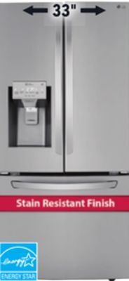 Lowe's Lg 24.5 cu. ft. refrigerator offer