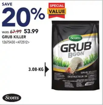 Lowe's Scotts grub killer offer