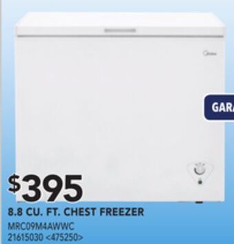 Lowe's Midea 8.8 cu. ft. chest freezer offer
