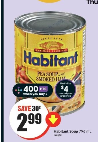 FreshCo Habitant Soup 796 mL offer