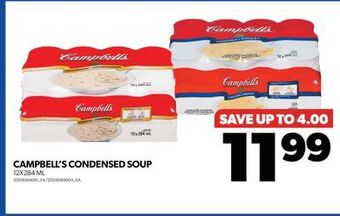 Real Canadian Superstore Campbell's condensed soup, 12x284 ml offer