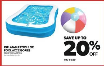 Real Canadian Superstore Inflatable pools or pool accessories offer