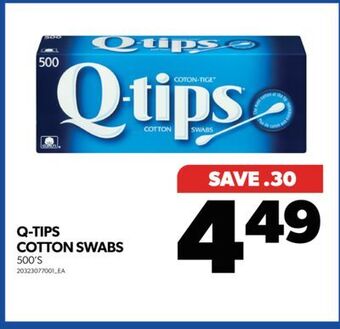 Real Canadian Superstore Q-tips cotton swabs, 500's offer