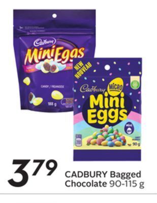 Sobeys Bagged chocolate offer