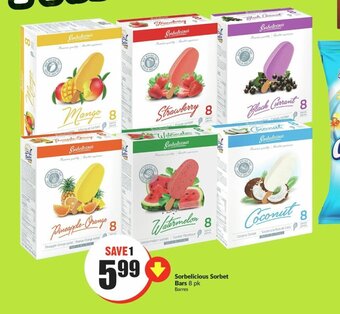 FreshCo Sorbelicious Sorbet Bars offer