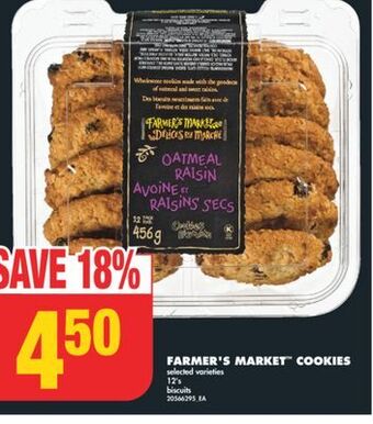 No Frills Farmer's market™ cookies, 12's offer