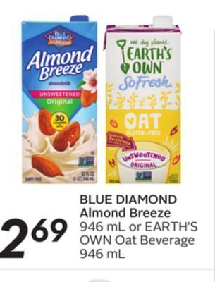 Sobeys Blue diamond almond breeze offer