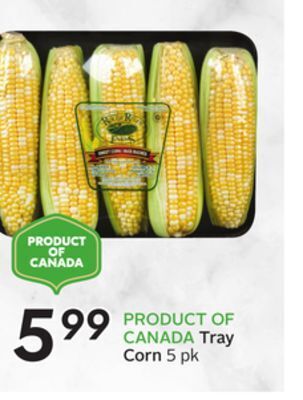 Sobeys Tray corn offer
