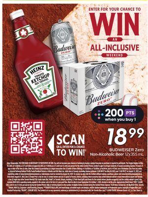 Sobeys Zero non-alcoholic beer offer