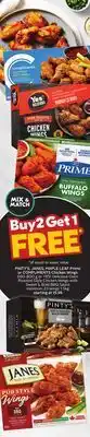 Sobeys Pinty's, janes, maple leaf prime or compliments chicken wings offer