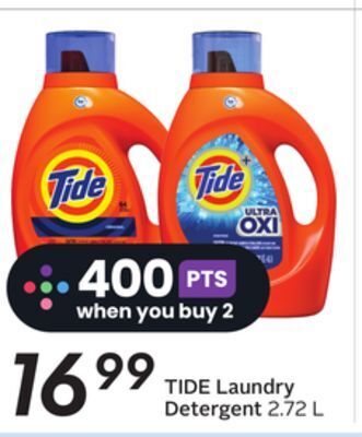 Sobeys Laundry detergent offer