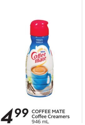 Sobeys Coffee creamers offer