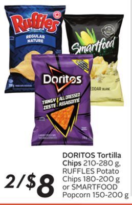 Sobeys Doritos tortilla chips offer