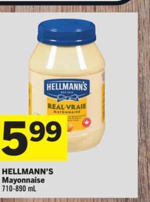 Foodland Hellmann's mayonnaise offer