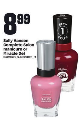 Loblaws Sally hansen complete salon manicure or miracle gel offer