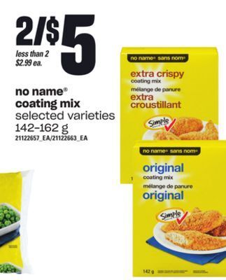 Loblaws No name® coating mix, 142-162 g offer