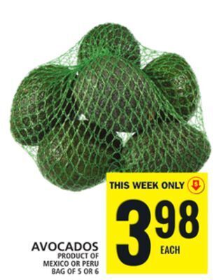 Food Basics Avocados offer