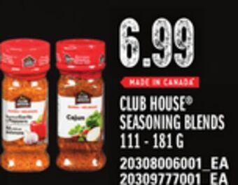 Loblaws Club house® seasoning blends, 111 - 181 g offer