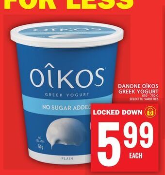 Food Basics Danone oîkos greek yogurt offer