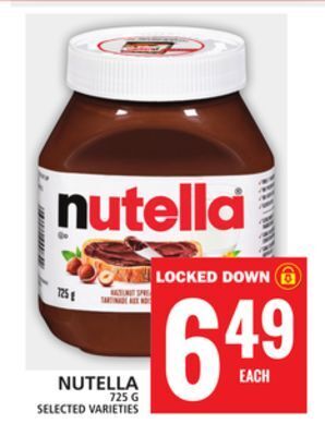 Food Basics Nutella offer