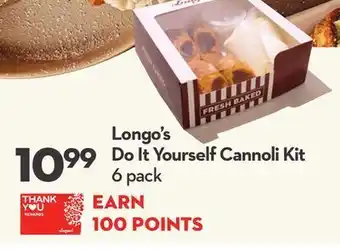Longo's Longo's do it yourself cannoli kit offer