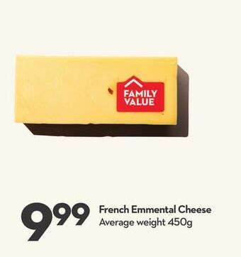 Longo's French emmental cheese offer