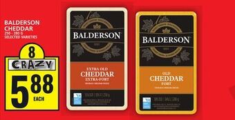 Food Basics Balderson cheddar offer