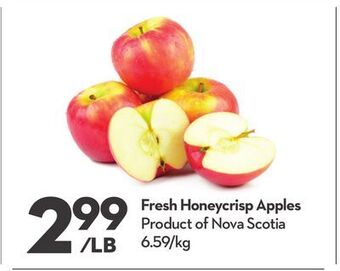 Longo's Fresh honeycrisp apples offer