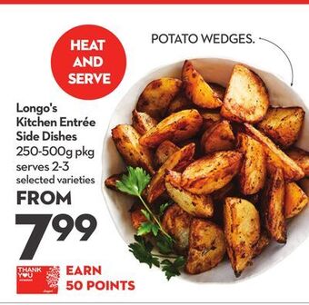 Longo's Longo's kitchen entrée side dishes offer