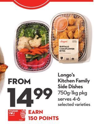 Longo's Longo's kitchen family side dishes offer