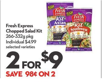 Longo's Fresh express chopped salad kit offer
