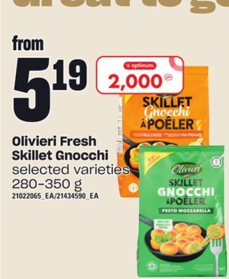 Independent Grocer Olivieri fresh skillet gnocchi, 280-350 g offer