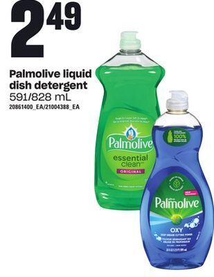Independent Grocer Palmolive liquid dish detergent, 591/828 ml offer