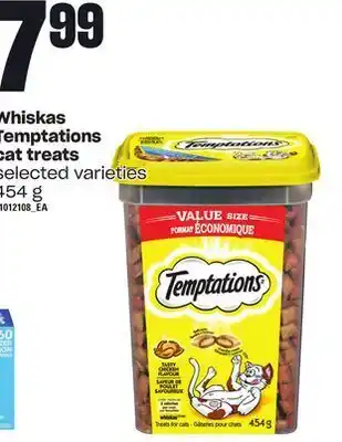 Independent Grocer Whiskas temptations cat treats, 454 g offer