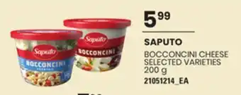 Independent Grocer Saputo bocconcini cheese, 200 g offer
