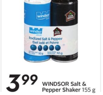 Sobeys Windsor salt & pepper shaker offer