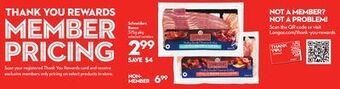 Longo's Schneiders bacon offer