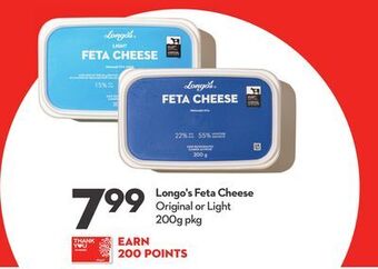 Longo's Longo's feta cheese offer