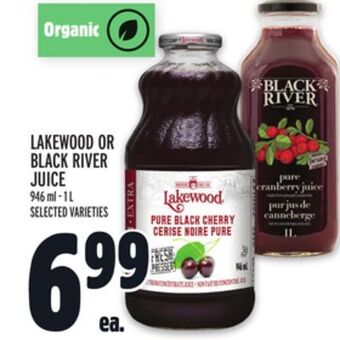 Metro Lakewood or black river juice offer