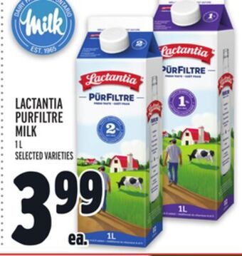 Metro Lactantia purfiltre milk offer