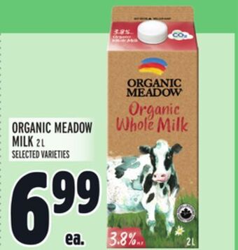 Metro Organic meadow milk offer