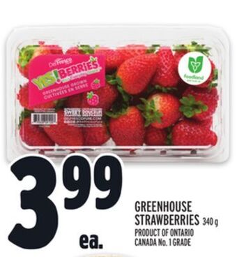 Metro Greenhouse strawberries offer