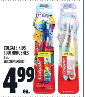 Metro Colgate kids toothbrushes offer