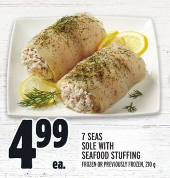 Metro 7 seas sole with seafood stuffing offer