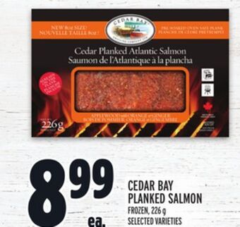 Metro Cedar bay planked salmon offer